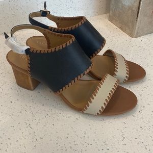 NWT Jack Rogers Heels Sz 11